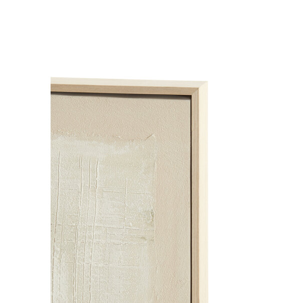 Light en Living Wandornament 90x3,5x120 cm MAREYA olijfgroen+crème