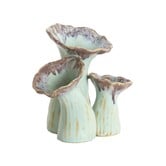 Vaas deco 18x13x17,5 cm MISURINA paars-lichtblauw