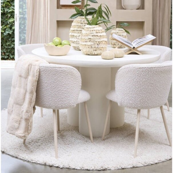 Light en Living Plaid 170x130 cm COMBARRO creme