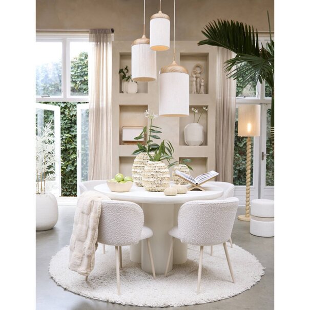 Light en Living Plaid 170x130 cm COMBARRO creme