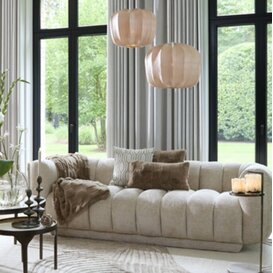 Kussen 60x30 cm COMBARRO lichtbruin