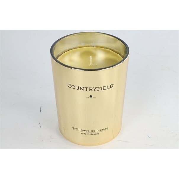 Countryfield Geurkaars Golden Delight goud - M of L