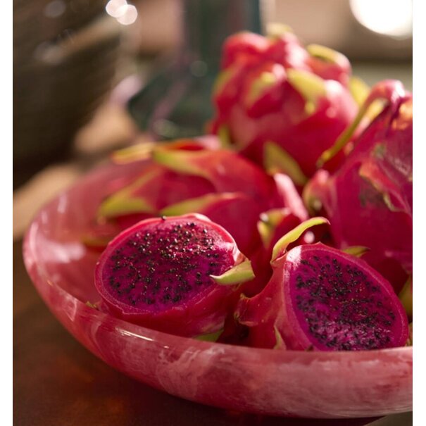 Light en Living Schaal Ø34x6 cm BELAWAN roze