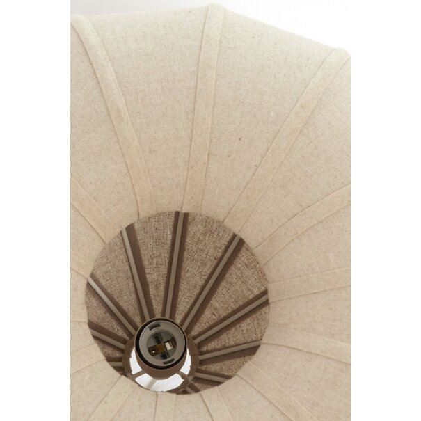 Light en Living Hanglamp Ø40X28,5 cm ZUBEDA linnen naturel