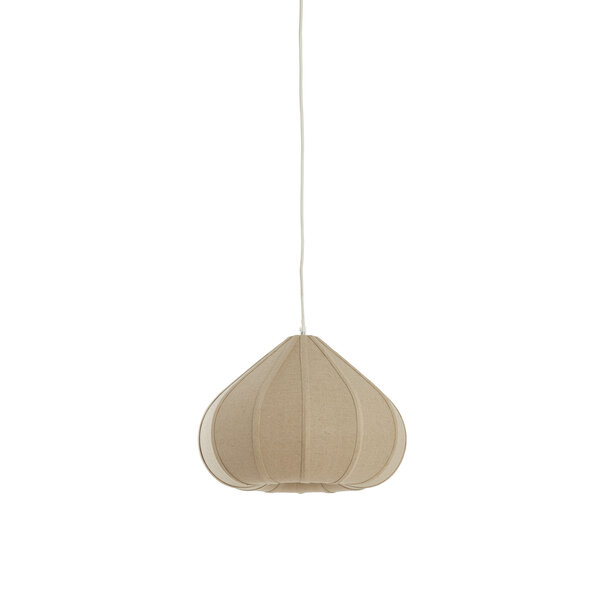 Light en Living Hanglamp Ø40X28,5 cm ZUBEDA linnen naturel