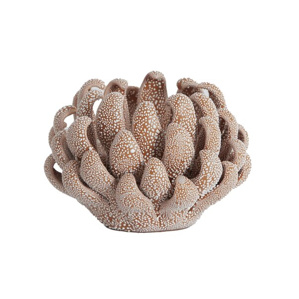 Light en Living Theelicht Ø10,5x7,5 cm SERINA porselein bruin