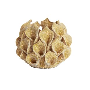 Theelicht  Ø10x8 cm  cm SOREJA porselein geel