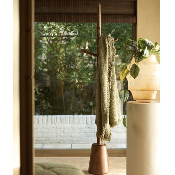 Light en Living Kapstok Ø20x152 cm YENICE hout roodbruin