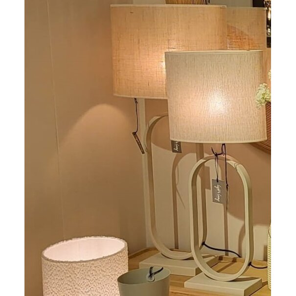 Light en Living Lampvoet 21x10x45 cm JAMIRI creme