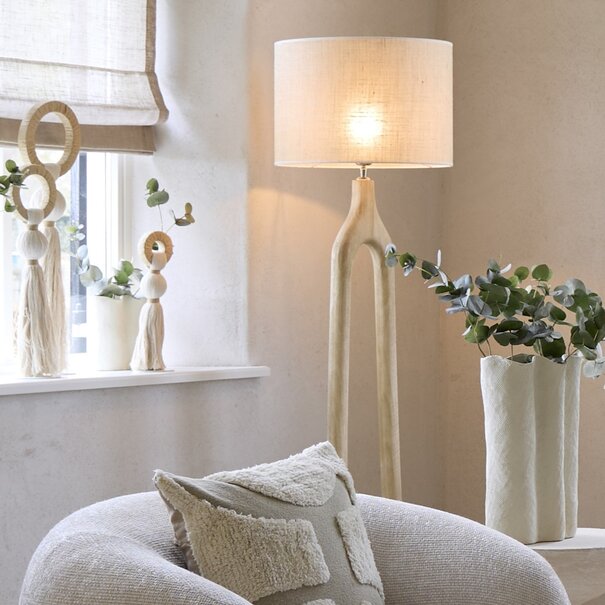 Light en Living Lampenkap cilinder 40-40-30 cm SENDAI zand