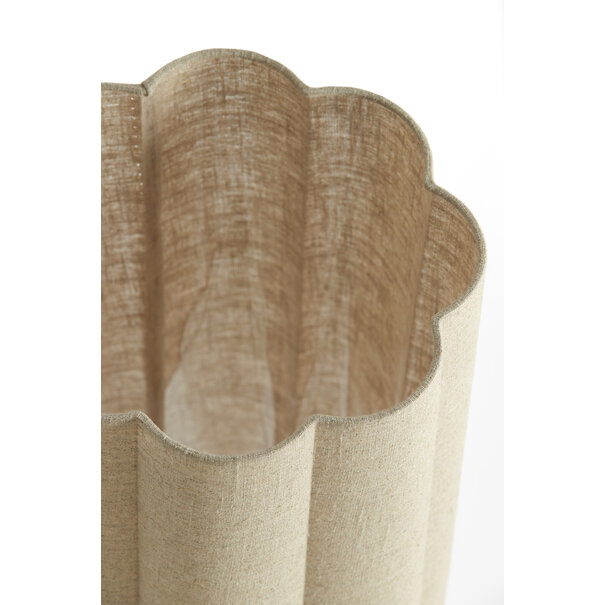 Light en Living Vloerlamp Ø30x165 cm FRINGE naturel+crème