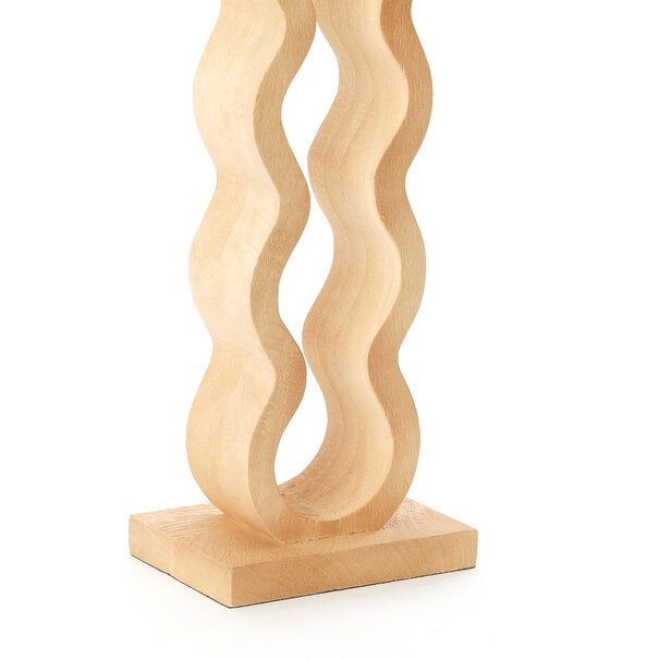 Light en Living Wijnrek 5 flessen 18x13x58 cm EDOLO hout mat naturel