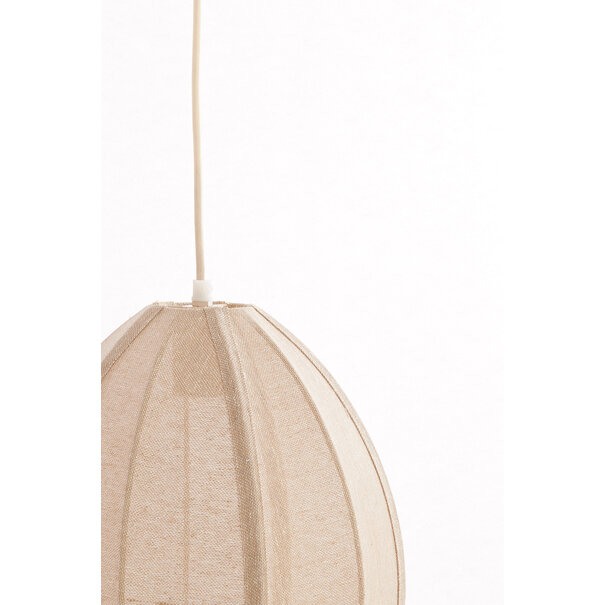 Light en Living Hanglamp Ø28,5x38 cm MILATOS jute naturel