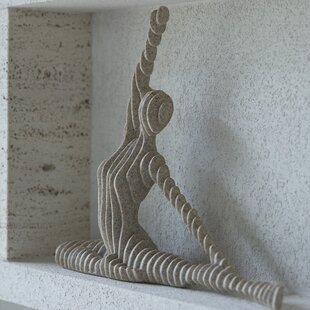 Ornament 30x6x24 cm ZENNE taupe