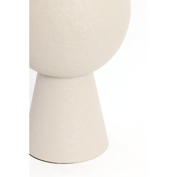 Light en Living Vaas deco Ø30x75 cm CHEDI mat licht grijs