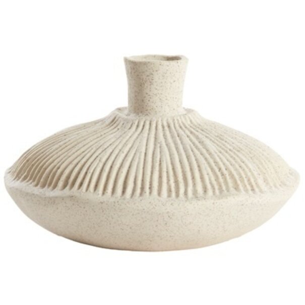 Light en Living Vaas deco Ø19x11 cm NEIRA crème