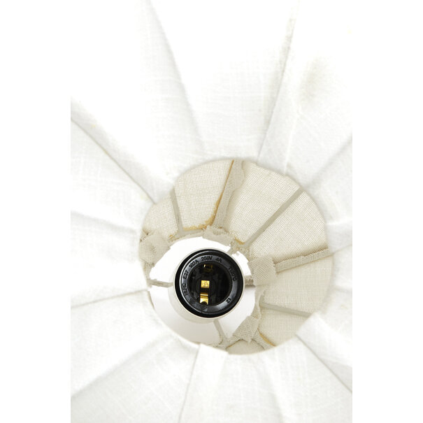 Light en Living Hanglamp Ø58,5x40 cm ZUBEDA crème