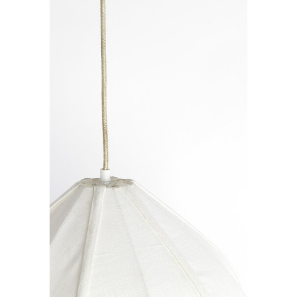 Light en Living Hanglamp Ø58,5x40 cm ZUBEDA crème
