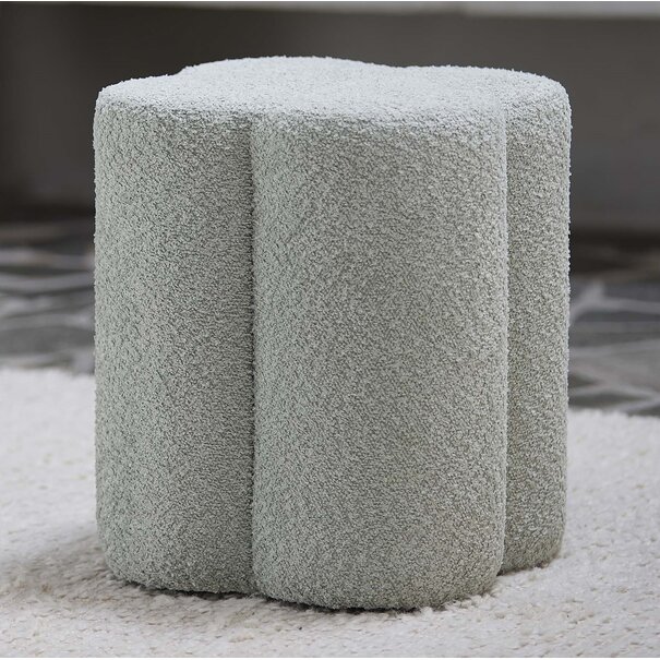 Light en Living Poef 38x38x45 cm NALANI mint groen