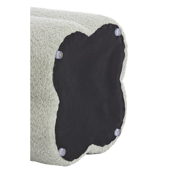 Light en Living Poef 38x38x45 cm NALANI mint groen