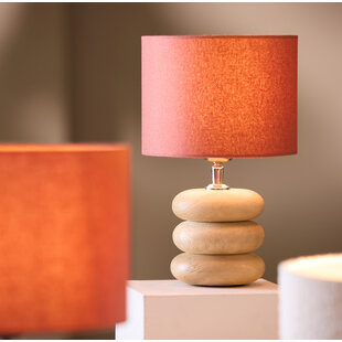 Lampvoet Ø12x12 cm BUDONGO hout  naturel