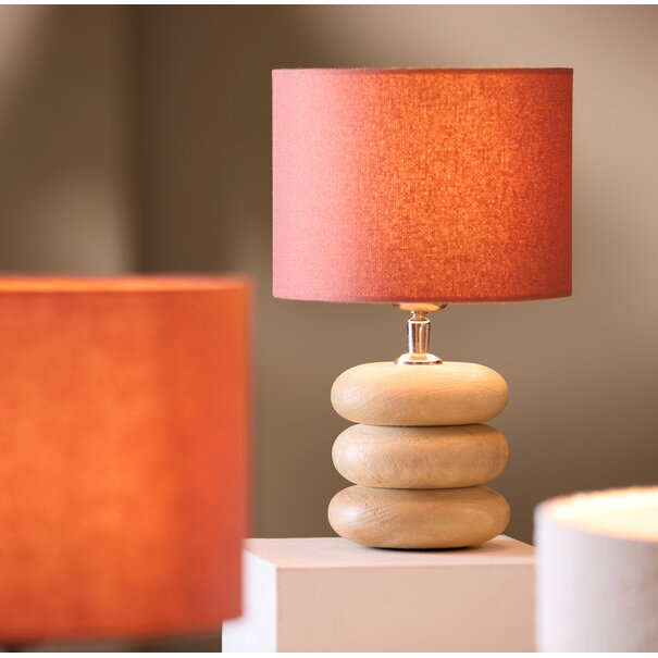 Light en Living Lampvoet Ø12x12 cm BUDONGO hout  naturel