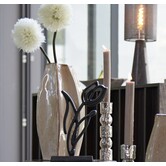 Vaas deco 25,5x21,5x42,5 cm CHIADO  glans beige