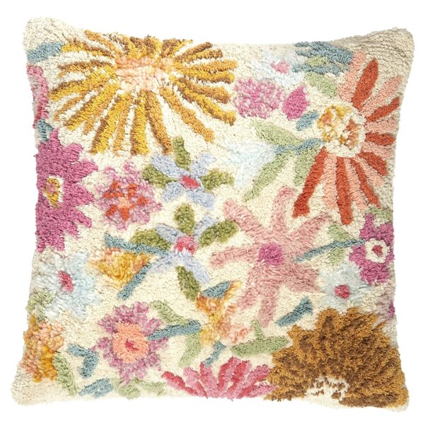 Light en Living Kussen 45X45 Cm LOULOU Creme+Multi