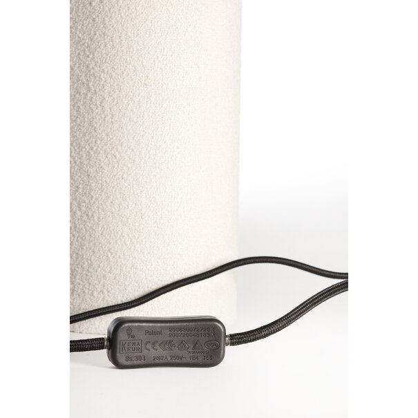 Light en Living Tafellamp Ø25X50 Cm Musaby wit+roze