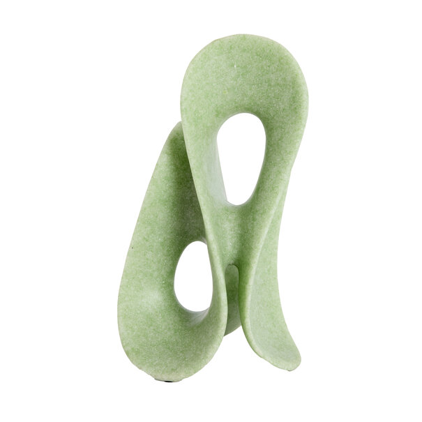 Light en Living Ornament op voet 20,5x19x39 cm ZAZINA groen