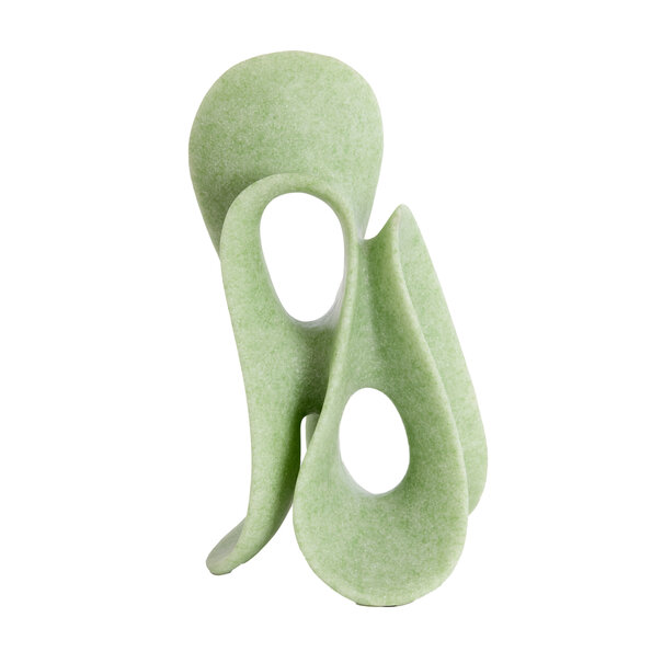 Light en Living Ornament op voet 20,5x19x39 cm ZAZINA groen