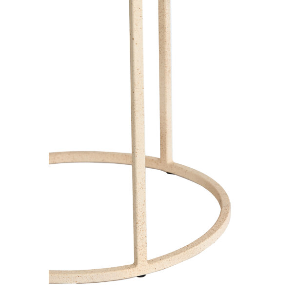 Light en Living Salontafel S/2 Ø65x38+Ø75x42 cm SADAR zand+l bruin gespikkld