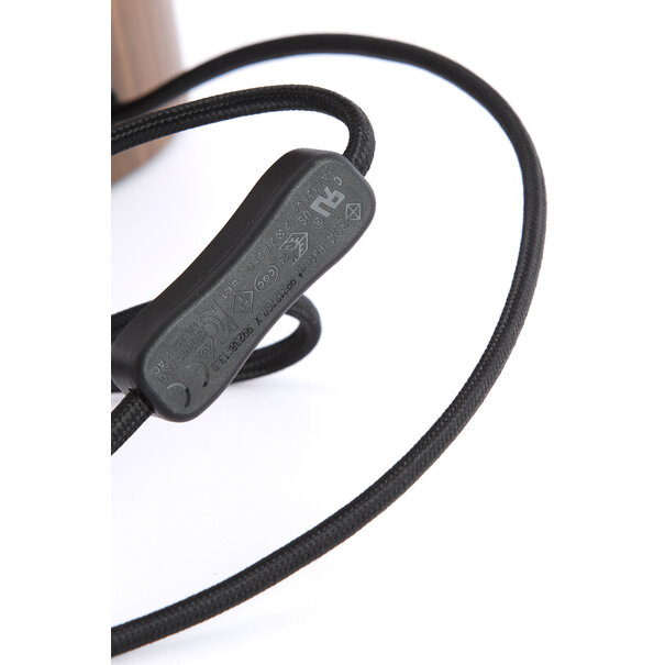 Light en Living Lampvoet Ø13,5X33,5 cm DINAN houtprint donkerbruin