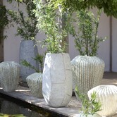 Vaas deco Ø32x28 cm CACTI shiny mint groen