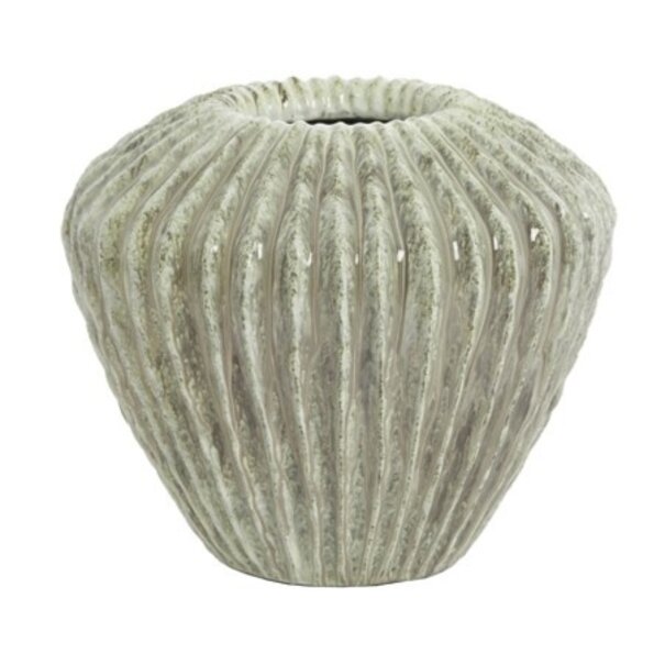 Light en Living Vaas deco Ø32x28 cm CACTI shiny mint groen
