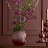 Vaas Ø23x24 cm PACENGO glas koraal-licht roze