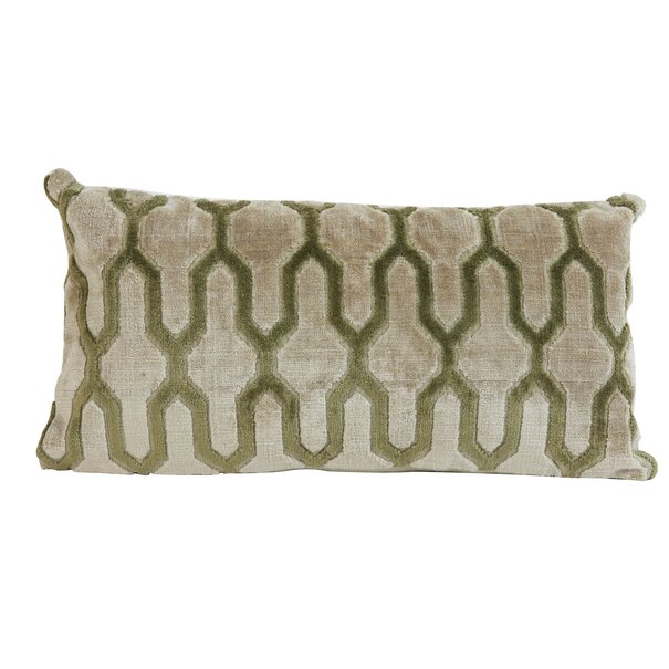 Light en Living Kussen 60x30 cm JEMBANA zand+olijf groen