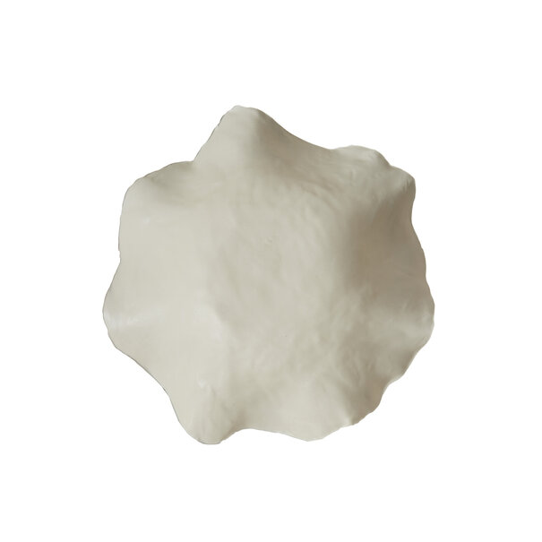 Light en Living Schaal 34x31x11 cm BANDA keramiek crème