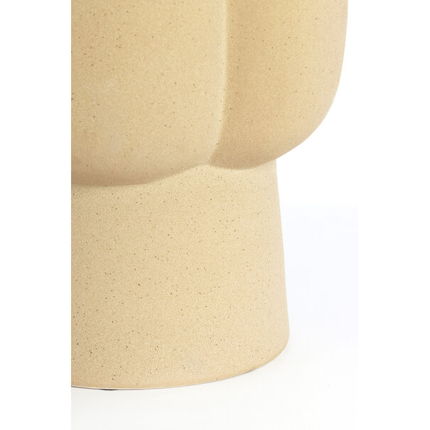 Light en Living Sidetable Ø34,5X45 cm JUNTO keramiek mat zand