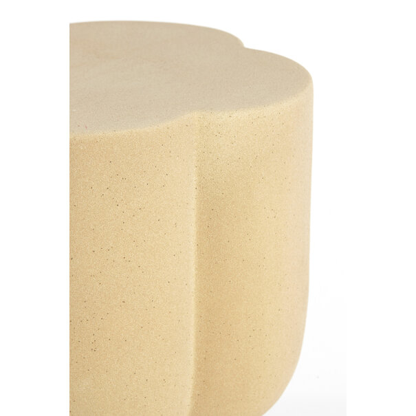 Light en Living Sidetable Ø34,5X45 cm JUNTO keramiek mat zand