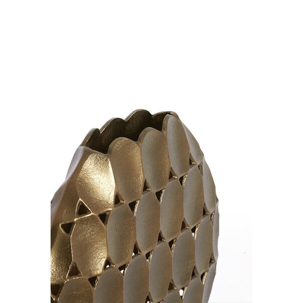 Light en Living Vaas deco 32X9X33 cm ORLAN goud