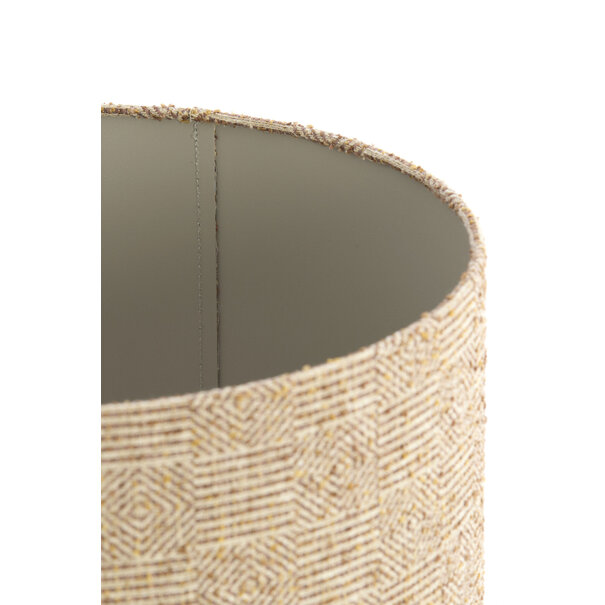 Light en Living Kap cilinder 40-40-30 cm RAVI bruin
