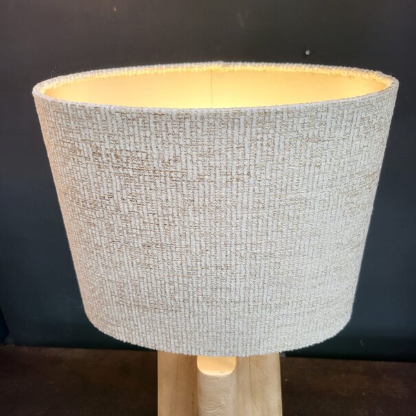Light en Living Kap cilinder 40-40-30 cm RIF zand