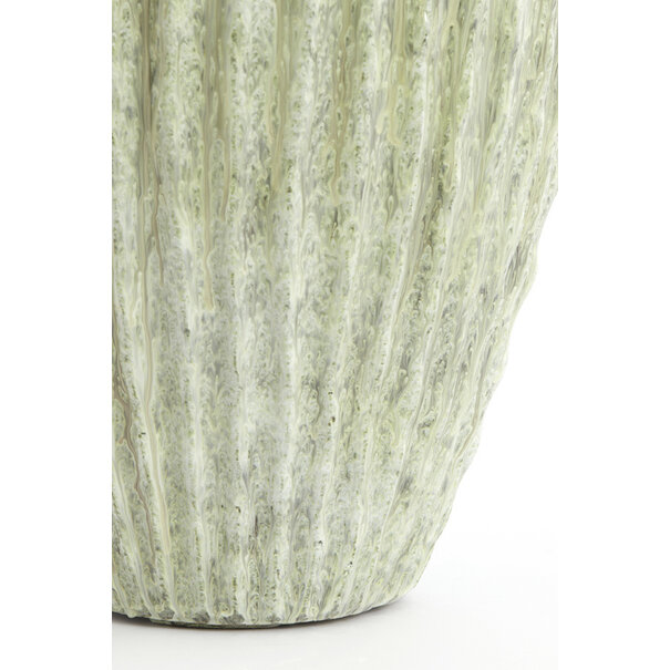 Light en Living Vaas deco Ø29x37 cm CACTI shiny mint groen