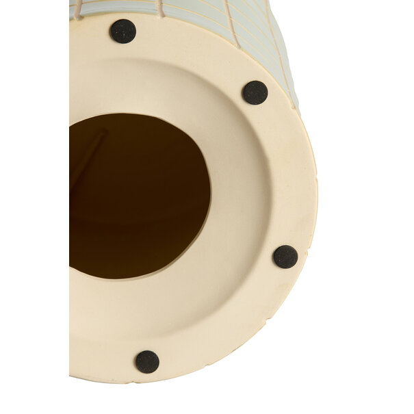 Light en Living Bijzettafel Ø33x44 cm MAUCHO keramiek licht groen+crème