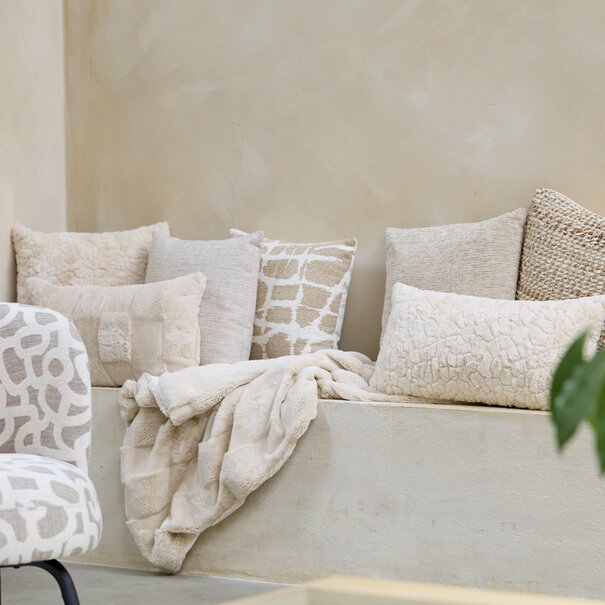 Light en Living Kussen 45x45 cm MORELLA beige