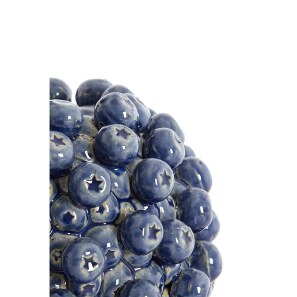 Light en Living Lampvoet Ø31,5x35 cm BERRIES keramiek donker blauw