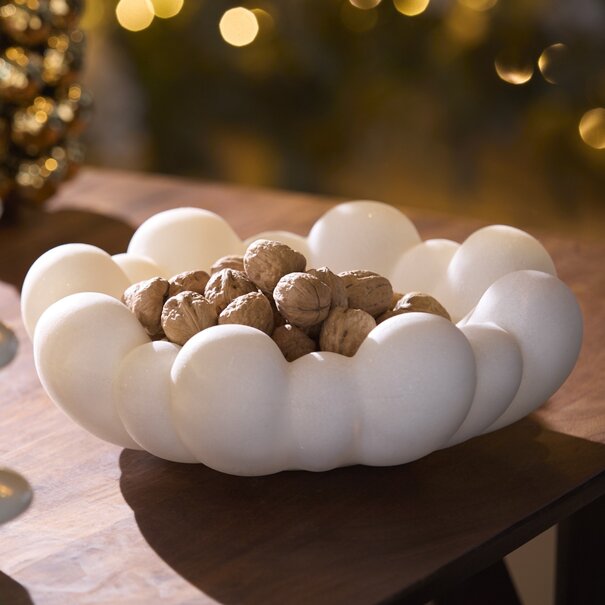 Light en Living Schaal Ø42x15 cm LIRON beige