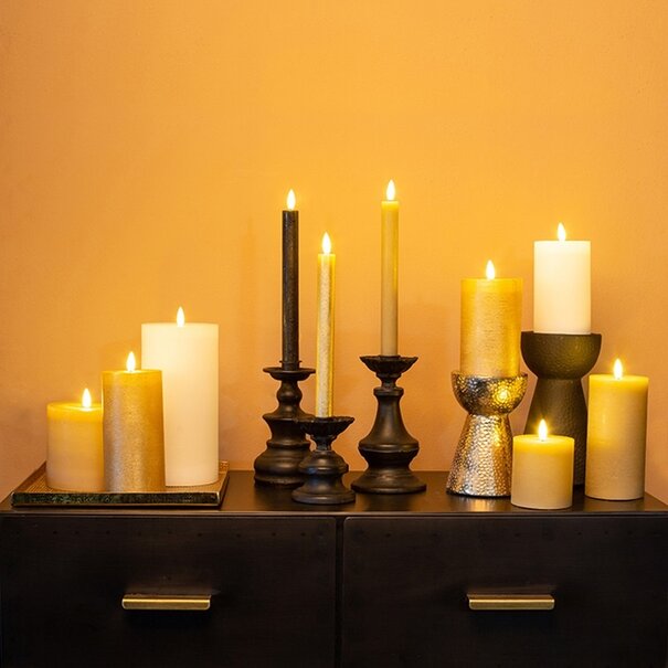 Countryfield LED Licht Kaars Lyon beige - Diverse maten