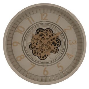 Wandklok Celestial L crème - Ø 66 cm